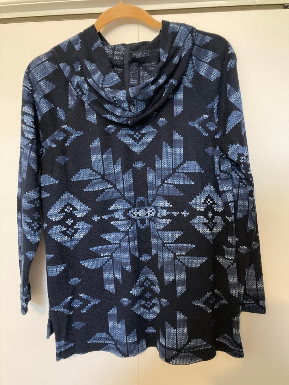 Aztec Hooded Pullover Tunic - Picture 2 of 6